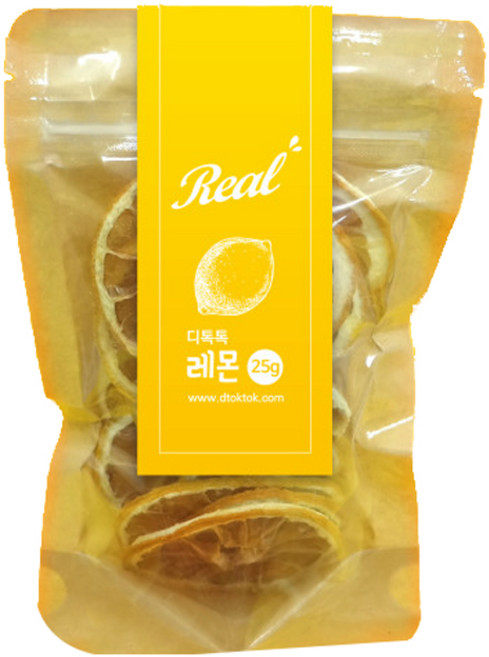디톡톡 씨없는 실속형 건조 레몬, 50g, 1개입, 1개