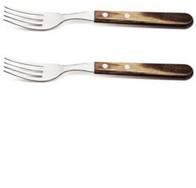 트라몬티나 슈퍼리얼 스테이크 포크, 월넛, 2개