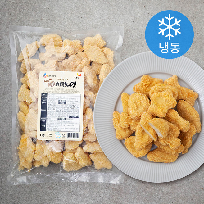 이츠웰 오곡 치킨너겟 (냉동), 1kg, 1개