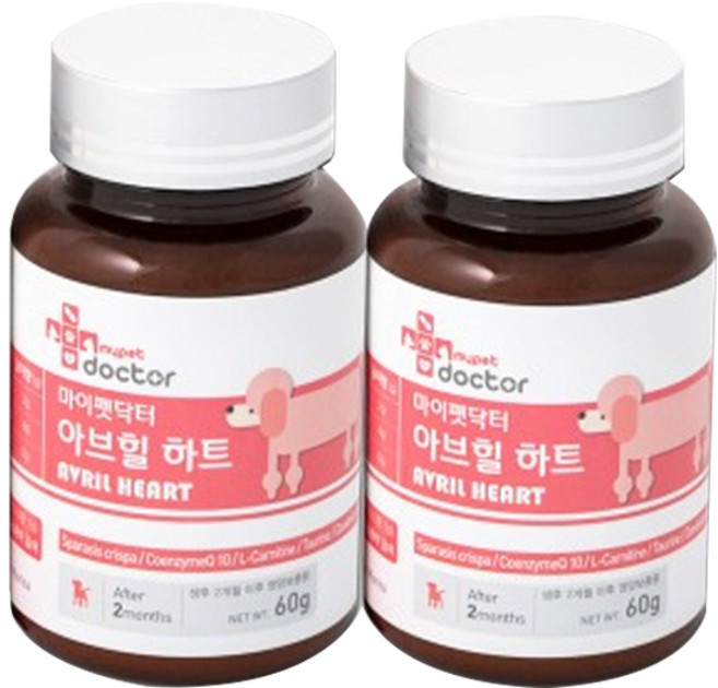 마이펫닥터 반려동물 영양제, 심장, 2개