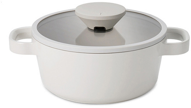 PN풍년모노 인덕션 블리스 노르딕 모노화이트 세라믹 양수냄비, WHITE, 20cm