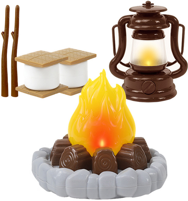 해피플레이 꿈꾸는 모닥불 세트 역할놀이, 혼합색상, 1세트