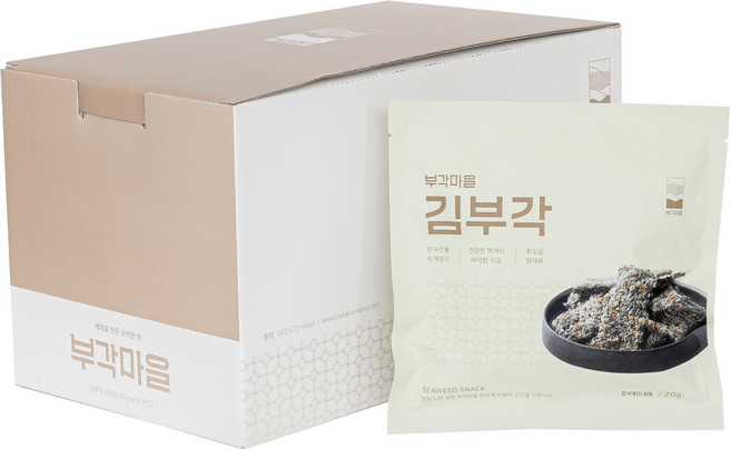 부각마을 김부각 10p, 200g, 1개