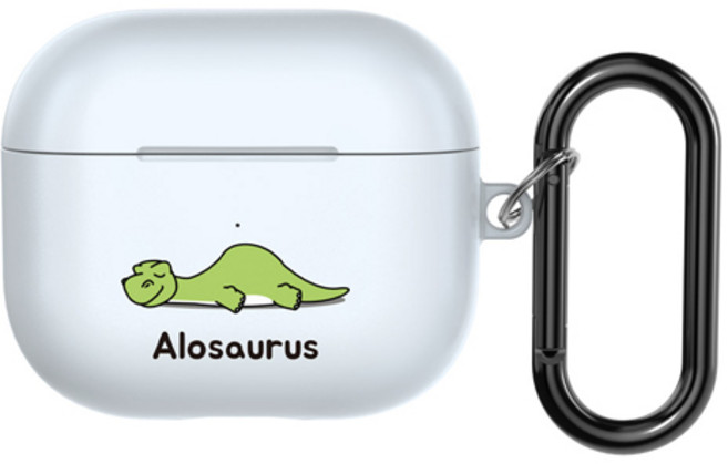 GOOSPERY AirPods 3代 恐龍狗狗設計保護殼, 在睡覺Allo, 單一商品