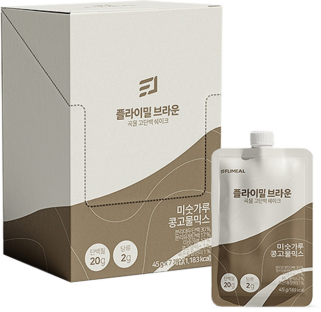 플라이밀 브라운 7p, 315g × 1개, 315g, 1개