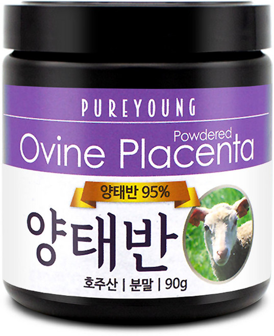 퓨어영 양태반 가루 분말, 1개, 90g