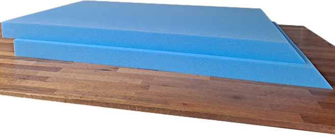 올폼 차량용 차박 평탄화 스펀지 매트 590 x 1050 x 60 mm 2p, HR25 블루, 현대  싼타페 CM