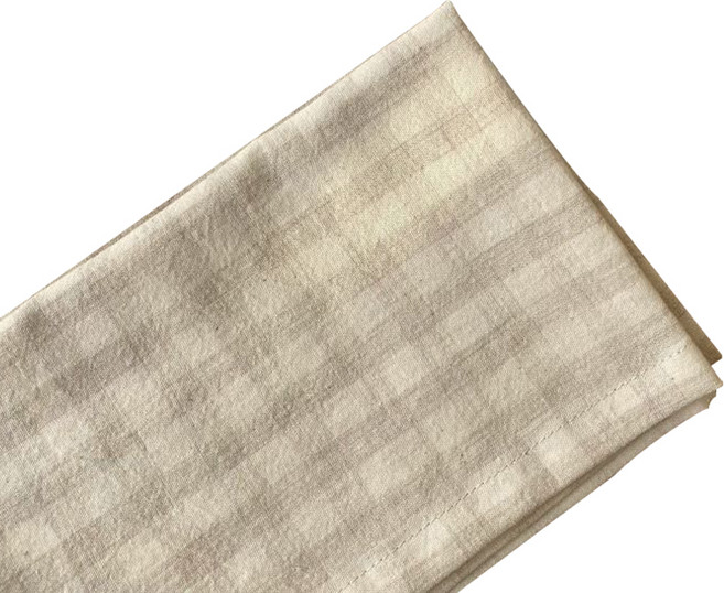 목화베리 파스텔 키친크로스 테이블매트, 연베이지체크, 1개