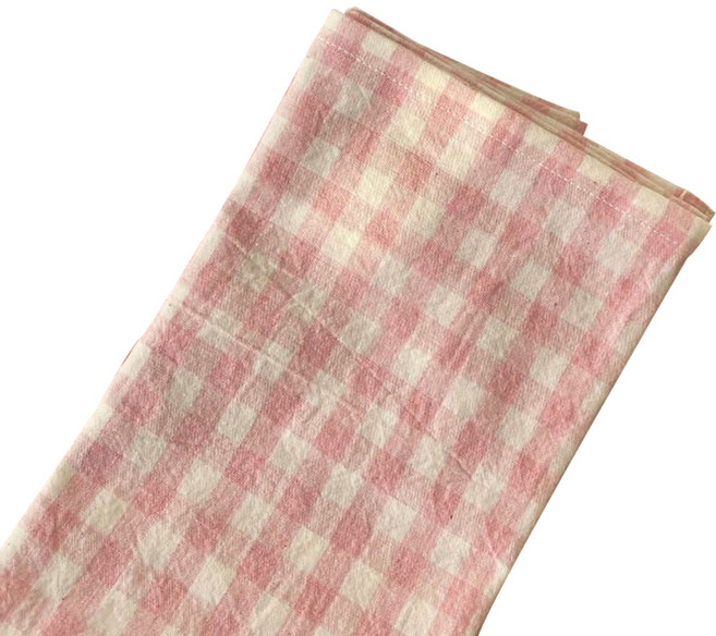 목화베리 키친크로스 테이블매트, 연핑크, 1개