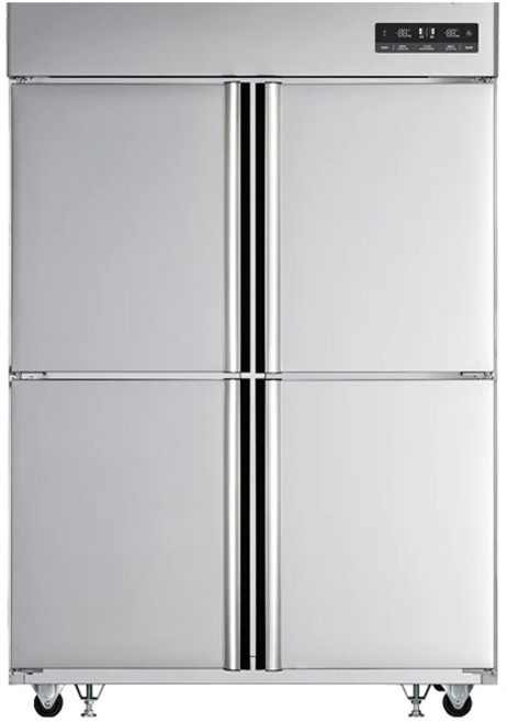 LG전자 업소용 비즈니스 냉장 2칸 냉동 2칸 냉장고 1060L 방문설치, C110AHB