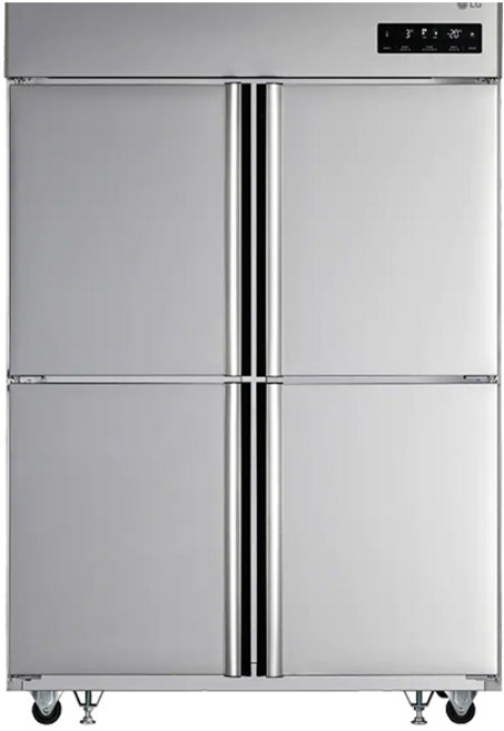 LG전자 업소용 비즈니스 냉동 4칸 냉동고 1110L 방문설치, 스테인레스, C120AF