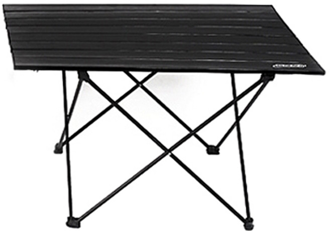 REDKOCO 알루미늄 초경량 롤테이블, 블랙