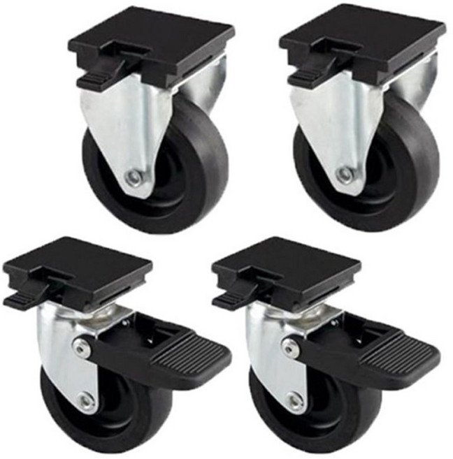 베르가모 브라코켄넬 대형견 이동장 전용바퀴, 혼합색상, 1개