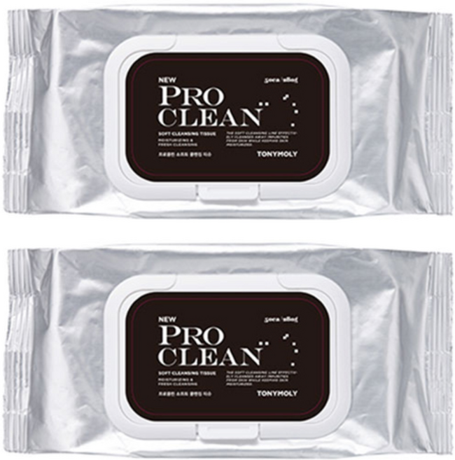 토니모리 프로클린 소프트 클렌징 티슈, 50매입, 2개