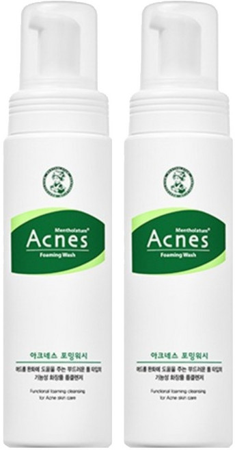 아크네스 포밍워시 클렌징 폼, 200ml, 2개