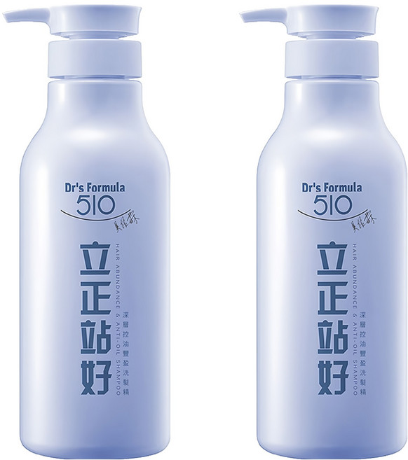 台塑生醫 Dr's Formula 立正站好洗髮精 深層控油豐盈, 600g, 2瓶