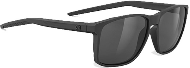 루디프로젝트 오버랩 스포츠 선글라스, 블랙 매트(프레임) + 폴라 3FX 그레이(렌즈)(SP775906-0000), 1개