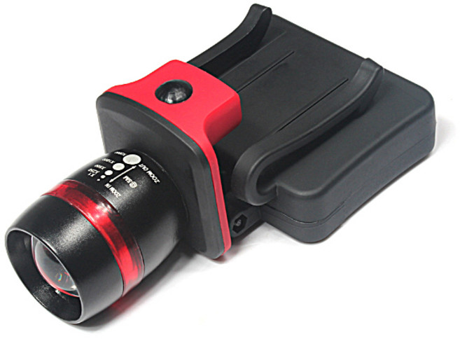 블랙울프 캡라이트 LED 헤드랜턴 LC-206, 레드, 1개