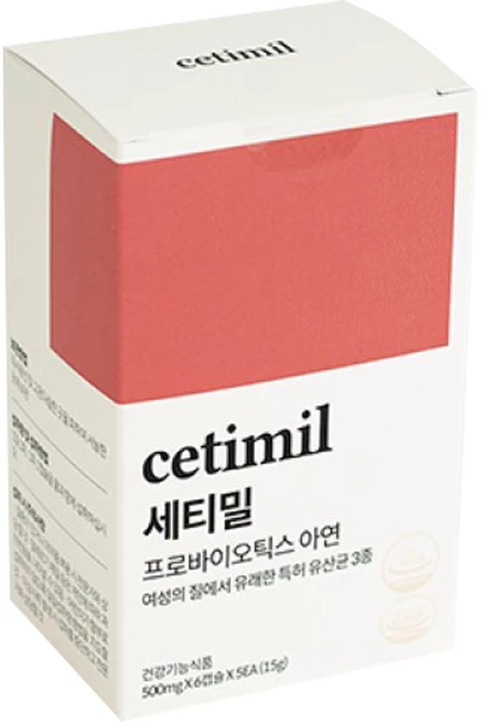 세티밀 여성 질 유래 프로바이오틱스 아연 유산균, 30정, 1개 - 쿠팡