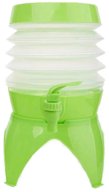 에코벨 자바라 야외 접이식물통 5.5L, 그린, 1개