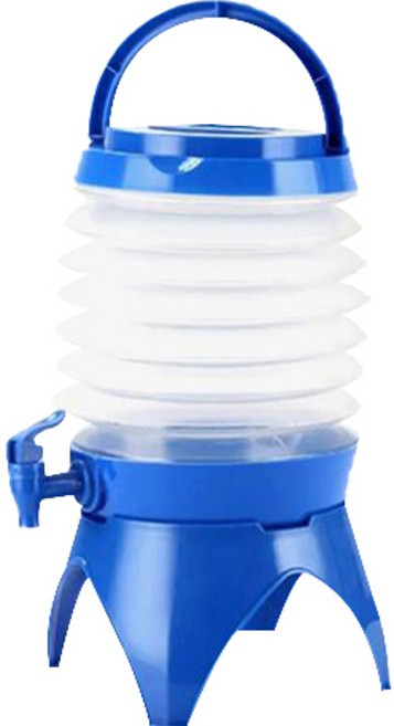 에코벨 야외 접이식물통 5.5L, 진한블루, 1개