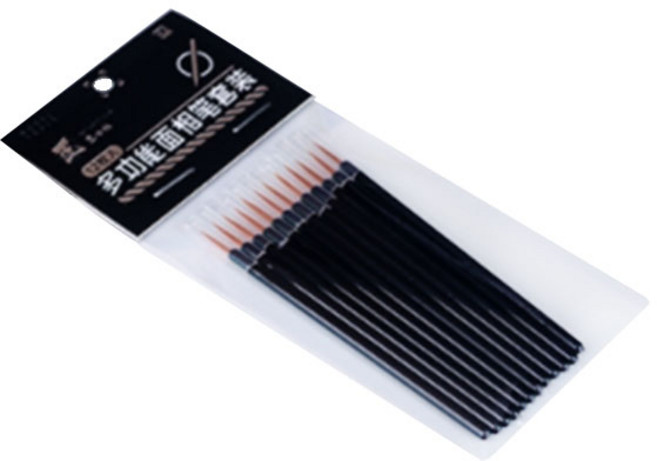 artisan's club 하비미오 마이크로 미니 세필 붓 12p, 검정, 1세트