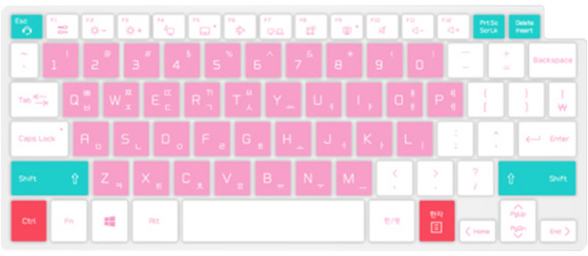 카라스 LG 그램 17 울트라기어 노트북 17Z90P / 17ZD90P 스윗캔디 다색 글자키스킨, 핑크, 1개 가전디지털/컴퓨터/노트북 반품 최저가 19,000원