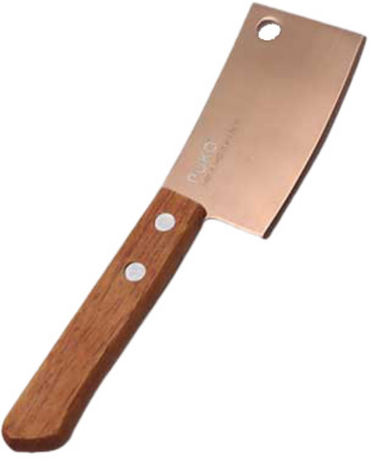 푸코 S130 우드핸들 칼, 로즈골드, 1개