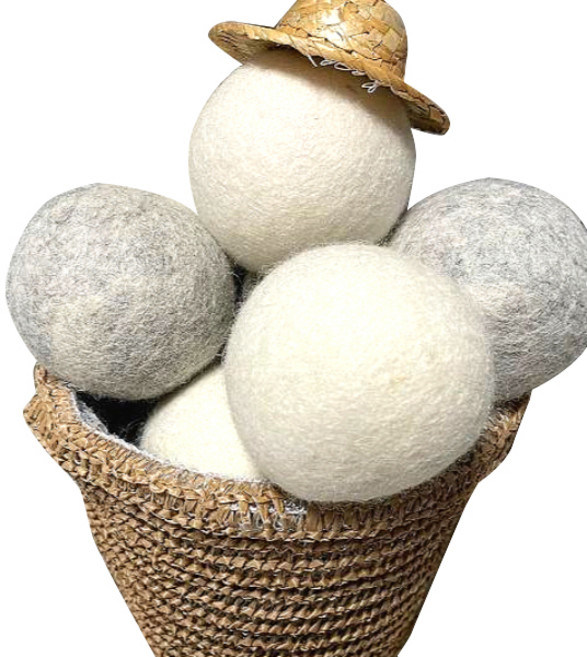 건조기 드라이 정전기 먼지제거 모볼 화이트 3p + 그레이 3p + 파우치 세트, 1세트