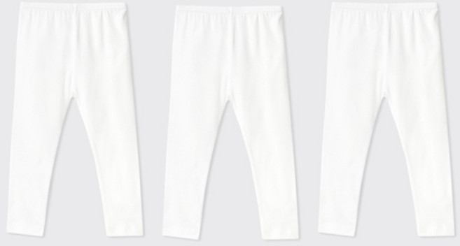 유니프랜드 아동용 베일리 9부 레깅스 3p