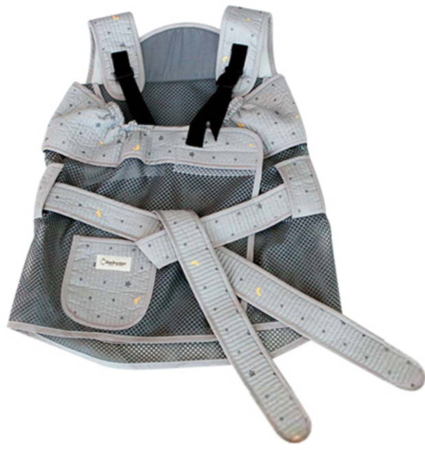 나와니스 베이비꼬 아기띠형 포대기, 여름망사형아기별