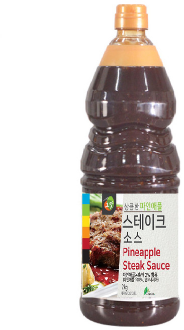 이슬나라 파인애플 스테이크 소스, 2kg, 1개