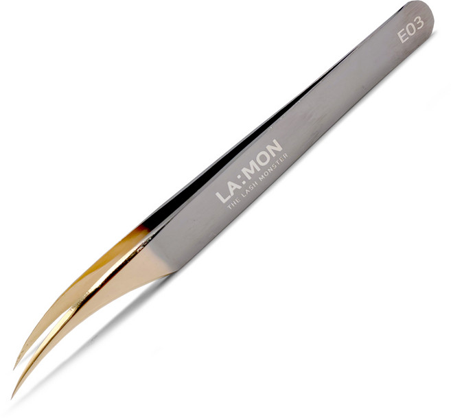 라몽 래쉬몬스터 프리미엄 트위져 속눈썹연장핀셋, E03라운드형, 1개