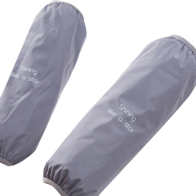 윈윈컴퍼니 베이직 레터링 방수 팔토시 양팔세트 YT_RC2905, 그레이