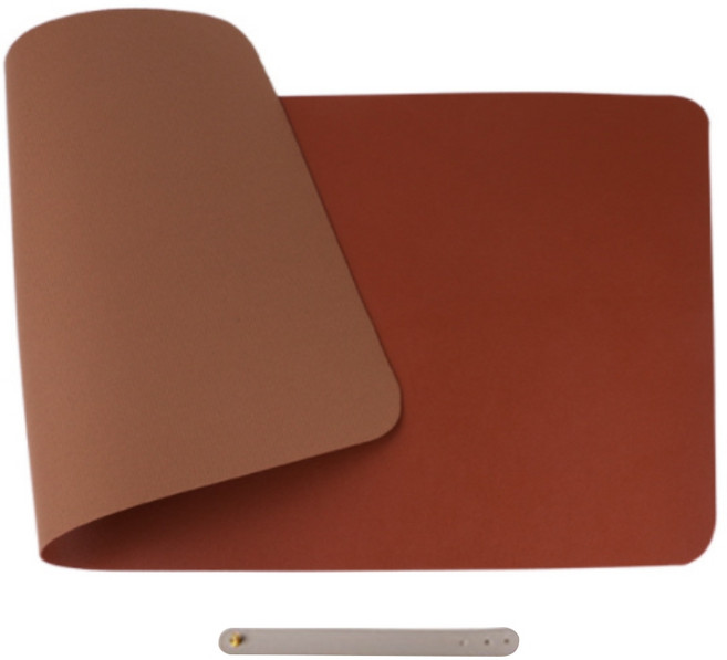 제이지 캠핑 방수 커버 데스크 패드 테이블 롤 매트, 브라운