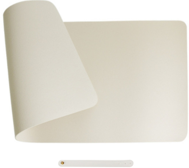 제이지 캠핑 방수 커버 데스크 패드 테이블 롤 매트, 아이보리