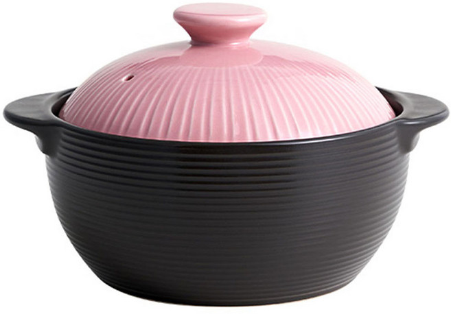 리한 라인팟 내열 뚝배기 핑크, 1개
