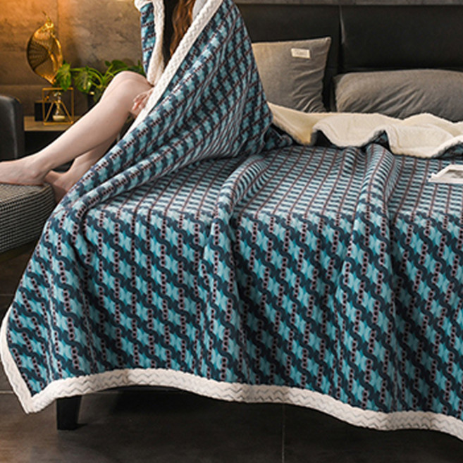 따듯한 극세사 유니크한 패턴 이불 담요 DPCB013