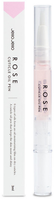 젤로젤로 로즈 큐티클 오일 에센스펜 네일 영양제, 1개, 3ml