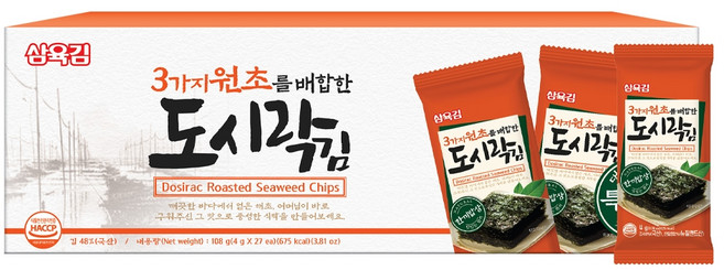 삼육김 도시락김, 4g, 27개