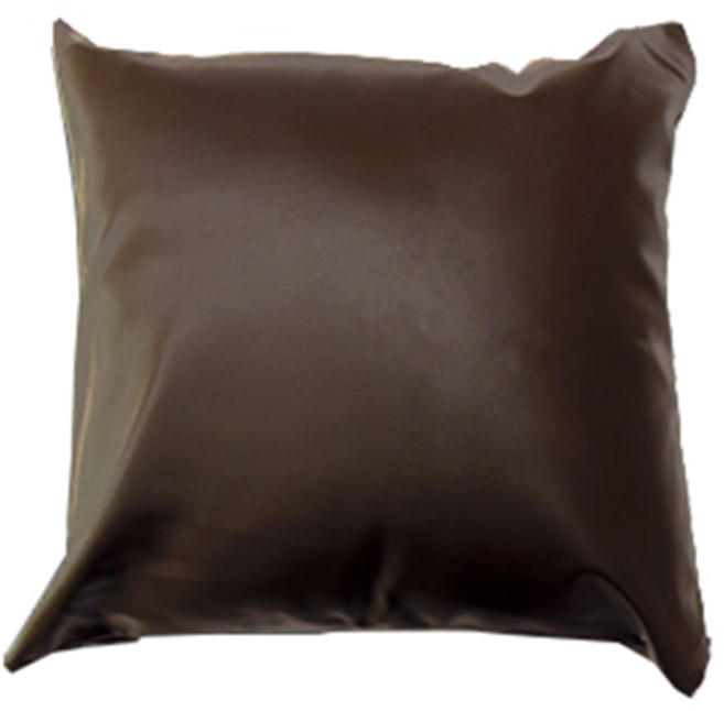 마벨러스홈데코 가죽 사각 쇼파 쿠션, 브라운
