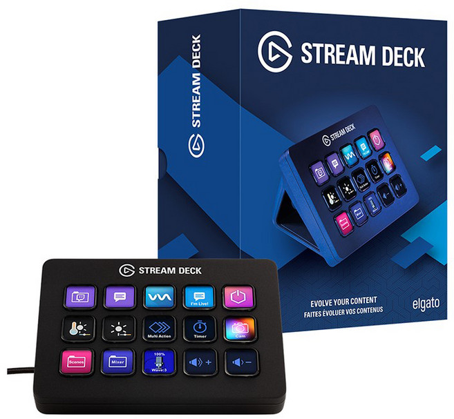 엘가토 STREAM DECK MK 2 LCD버튼 원터치 제어 인터페이스, 20GBA9901, 1개