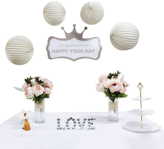 파티렐라 돌상 백일상 칠순 생신 셀프 파티용품 세트, 1번 프렌치