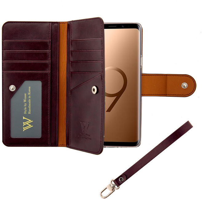 Wcase SM Mobile Ventage Collection 手工卡夾日誌型手機殼 + 手腕帶