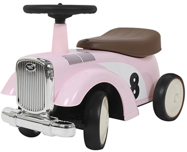 베이블퓨어리 무소음 클래식 유아 붕붕카, 핑크, 1개