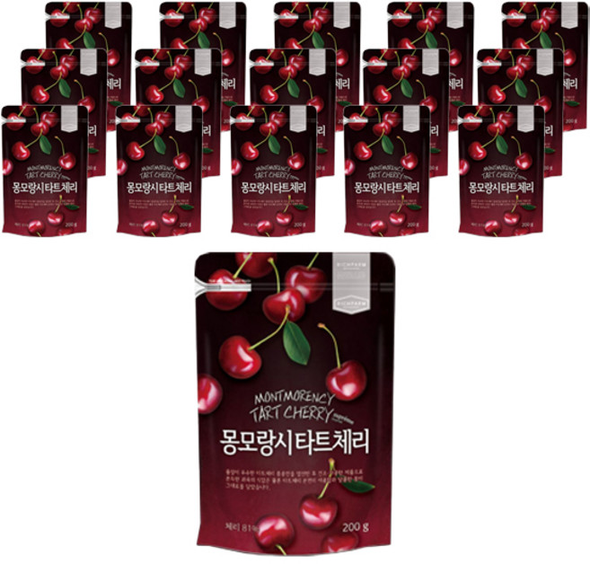 RichFarm Nuts Montmorand Citat 櫻桃, 16個, 200克