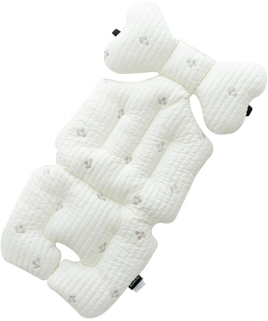 마롤로뜨 유아용 누빔 자수 라이너, 봉봉체리 아이보리, 1개