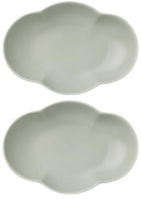 시라쿠스 네이처 타원볼 235 x 180 x 40 mm, 그레이, 2개