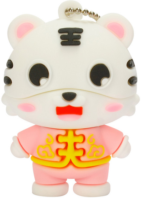 칼론 12간지 수호천사 호랑이 USB2.0 메모리 백호, 128GB