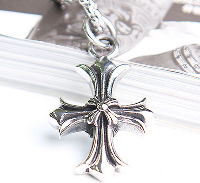 인디라벨 남성용 써지컬스틸 크로스십자가 목걸이